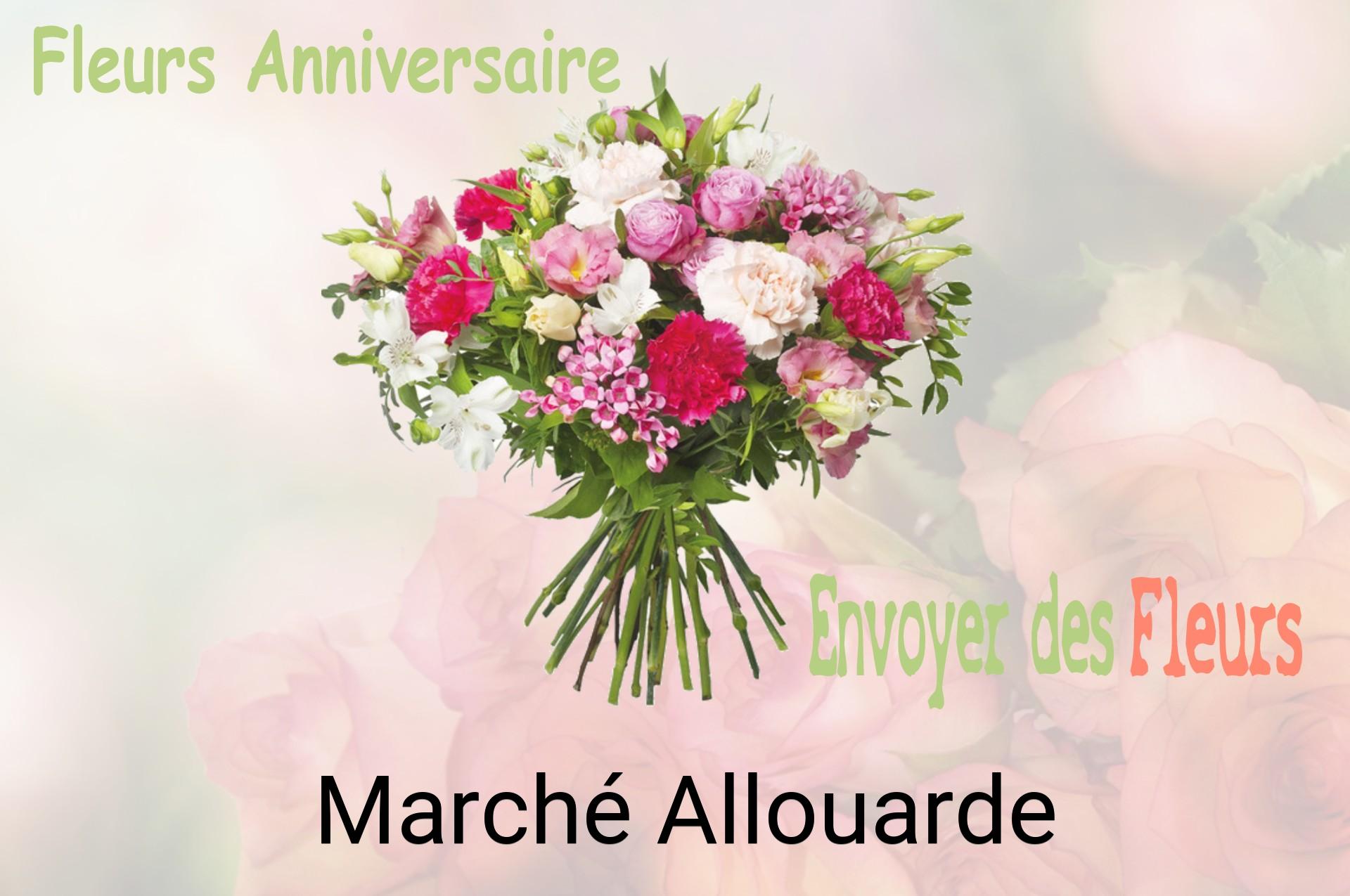Bouquet de fleurs d’anniversaire livré à Marché-Allouarde
